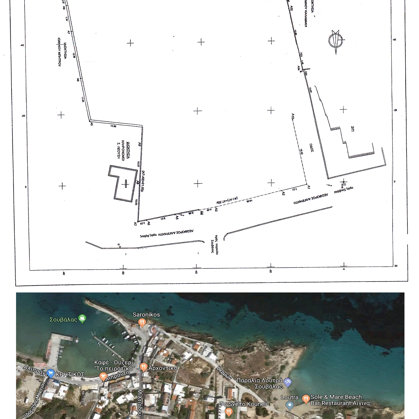 Land for sale: at Souvala, a small fishing port at the north part of the Island of Aegina,