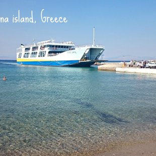 "Osios David" the Ferry from Pireas (the main port of Greece) to Souvala, Aegina island