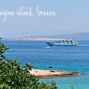"Osios David" the Ferry from Pireas the main port of Greece, to Souvala, Aegina island