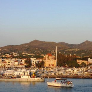 Aegina, the main port of the island just 15 minutes by car from Souvala (on the north)