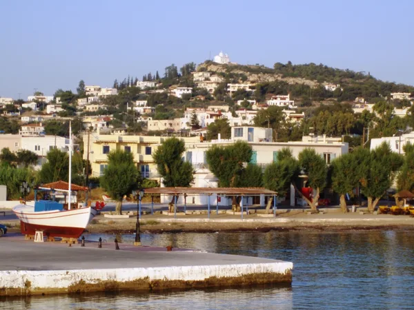 The lovely fishing port of Souvala, Aigina island, Greece