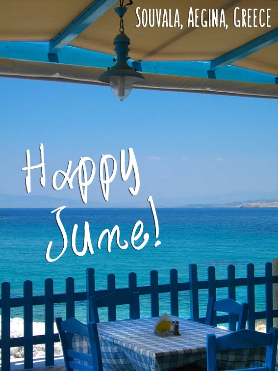 Happy June at Souvala, Aegina island, Greece