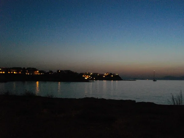Quiet evening at Souvala, Aigina Island, Greece