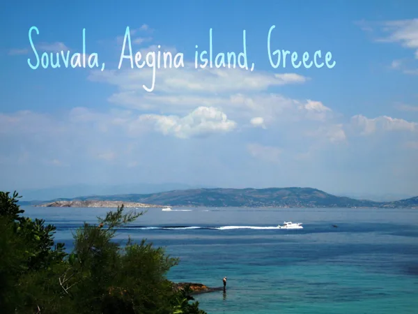  Autumn in Souvala, Loutra beach, Aegina island Greece