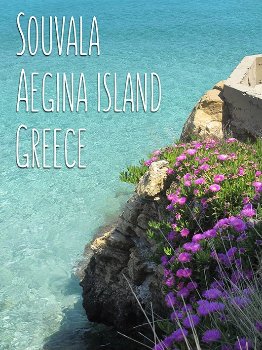May 2018 at Loutra beach, Souvala, Aegina island, Greece