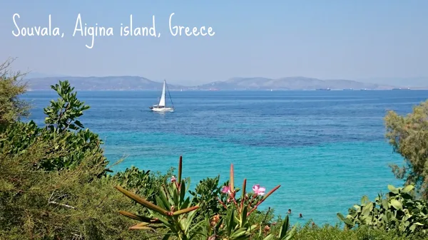 Souvala: an unexpected emerald paradise on Aegina island Greece!