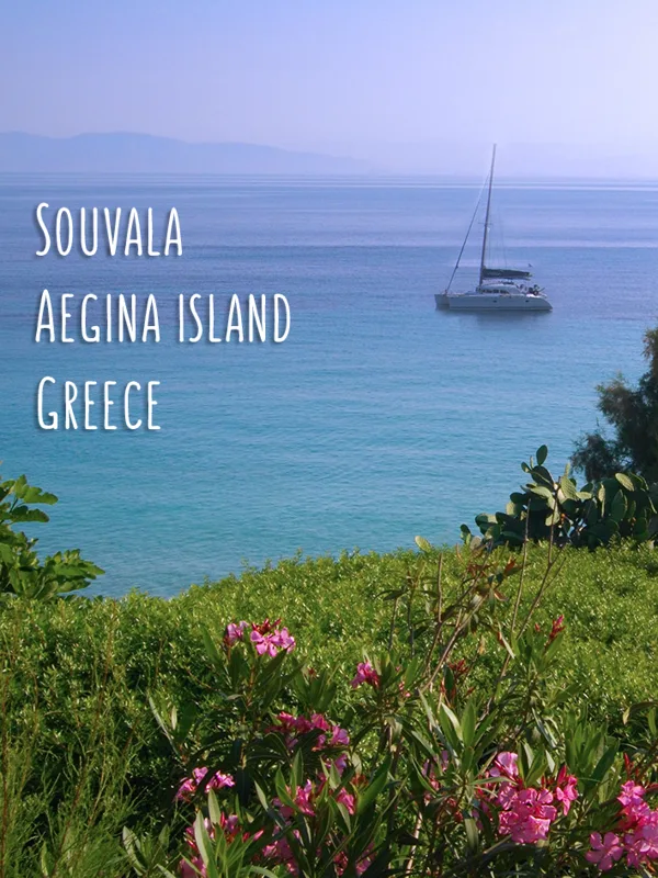 Spring sailing to Souvala, Aegina island, Greece